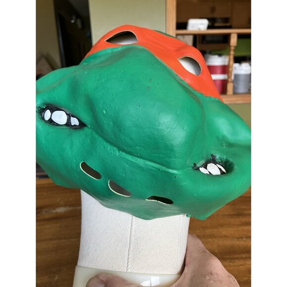 Teenage Mutant Ninja Turtles TMNT Raphael Rubber Mask 1989 Mirage Studios - Picture 6 of 16